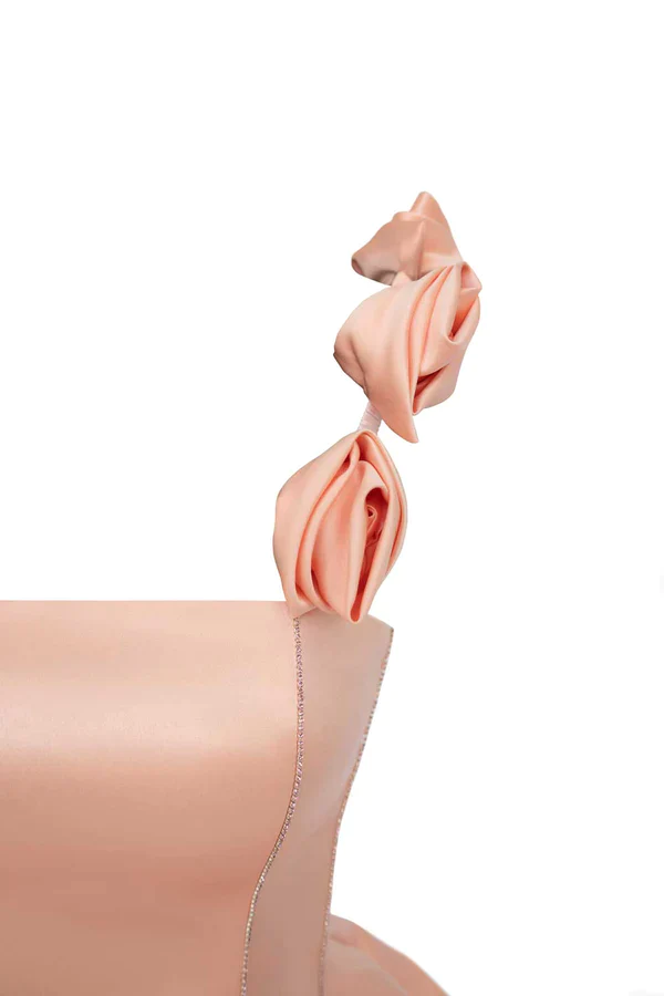 Cute Pink Ruffles Short Prom Dress Homecoming Dress HZ1023