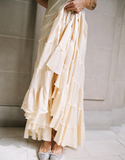 Simple A Line Spaghetti Strap Light Champagne Satin Evening Dress Party Dress HZ1023