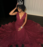 Black Girl Prom Dress, Mermaid Party Dress HZ1023