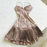Barbie Raquel A Line Spaghetti Straps Green Lace Short Outfit Homecoming Dress HZ1023