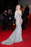 Blue Mermaid Sweetheart Neck Floral Sequin Prom Dress Party Dress HZ1023