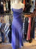 Vintage Mermaid Spaghetti Straps Sequins Chiffon Prom Dress Evening Dress HZ1023