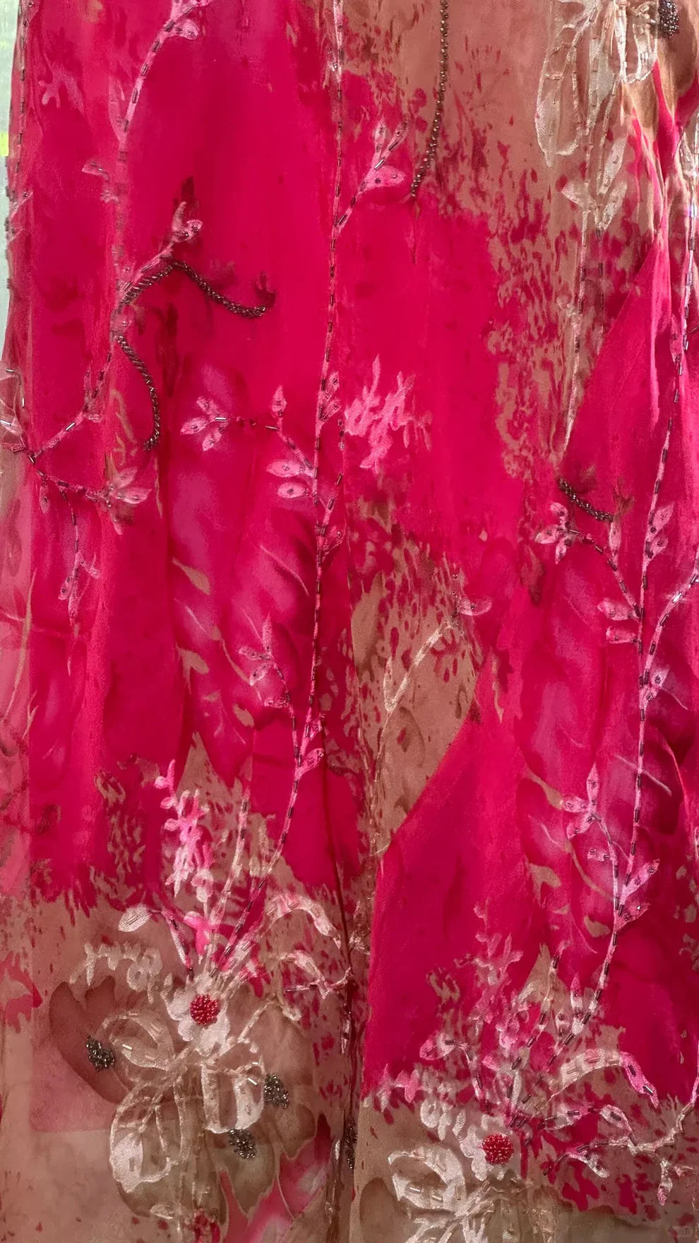 Sexy Mermaid Spaghetti Strap Pink Print Floral Chiffon Prom Dress Wedding Guest Dress HZ1023