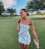 Cocktail Dresses Strapless Short Homecoming Dresses HZ1023