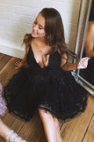 Cute Straps Pink Lace Homecoming Dress HZ1023