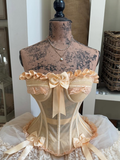 Lolita Ball Gown Strapless Lace Tulle Short Homecoming Dress with Bow HZ1023