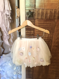 Fairy A Line Strap Flower Pink Tulle Satin Short Homecoming Dress Cocktail Dress HZ1023