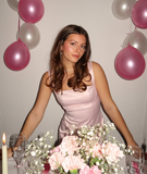 Cute Sheath Spaghetti Strap Light Pink Satin Short Homecoming Dress Birthday Dress HZ1023