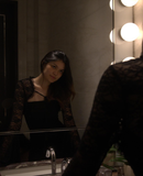 Vintage A Line Strapless Bead Flower Black Chiffon Long Evening Dress HZ1023