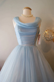 Vintage Blue Homecoming Dress£¬Elegant Prom Dress HZ1023