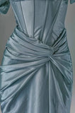 Elegant Mermaid Off-the-Shoulder Pleated Satin Long Evening Dress Graduation Prom Dress HZ1023