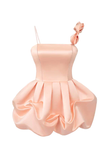 Cute Pink Ruffles Short Prom Dress Homecoming Dress HZ1023