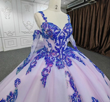 Gorgeous Purple Sweetheart Evening Party Dress Sequin Ball Gown Quinceanera Dress Long Prom Dress HZ1023