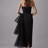 Sexy Sheath Strapless Evening Dress Elegant Homecoming Dress HZ1023