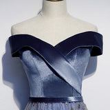 Off The Shoulder Sequin Prom Dresses Sexy Evening Dress HZ1023