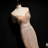 Mermaid Pink Long Prom Dresses HZ1023