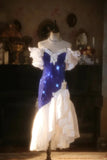 Shiny Mermaid Off the Shoulder Royal Blue Sequin Prom Dress Party Dress HZ1023