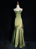 Green Sweetheart Long Evening Dress Wedding Party Dress HZ1023