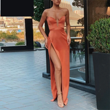 Elegant Evening Dress Sweetheart Plunge Neckline Strapless Party Gowns HZ1023