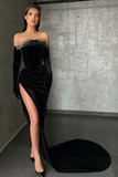 Gorgeous Prom Dresses,Elegant Evening Dresses,Long Formal Gowns,Black Formal Dress HZ1023