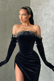 Gorgeous Prom Dresses,Elegant Evening Dresses,Long Formal Gowns,Black Formal Dress HZ1023