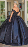 Green Ball Gown Off-the-shoulder Sequins Sweet 16 Dresses HZ1023
