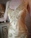 Charming Mermaid Spaghetti Strap Sequin Lace Satin Long Prom Dress Evening Dress HZ1023